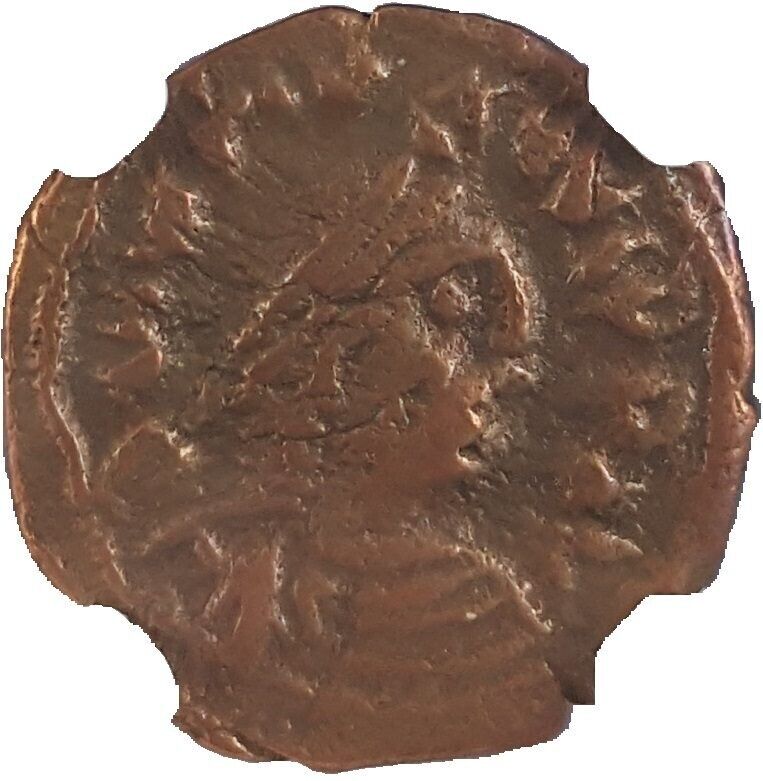NGC Certified Justinian I AD 527-565 AE Pentanummium Byzantine - Average Grade