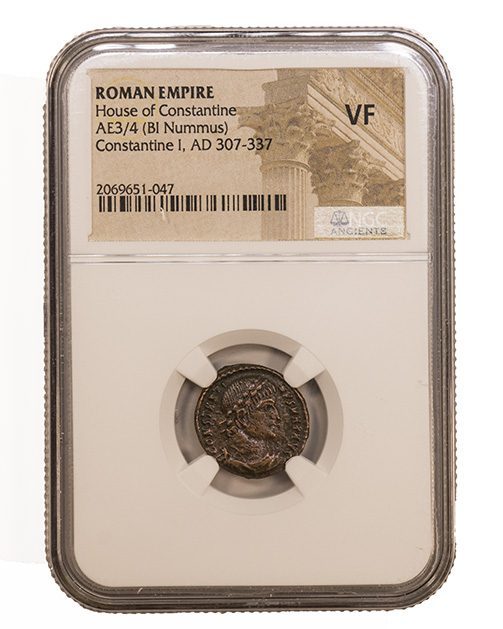 NGC VF Roman AE of Constantine I, the Great (AD 307-337)