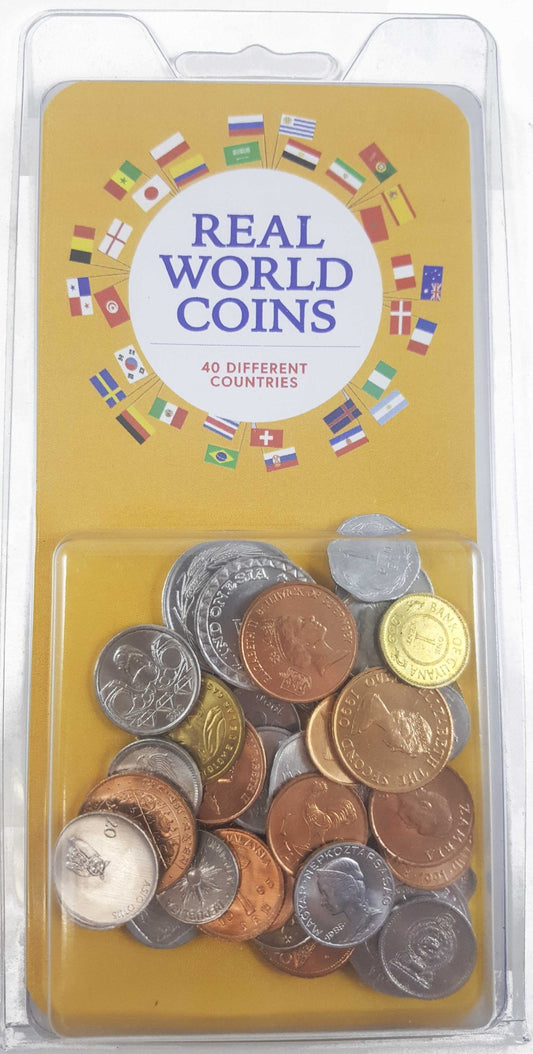 From around the World: A Collection of 40 Coins